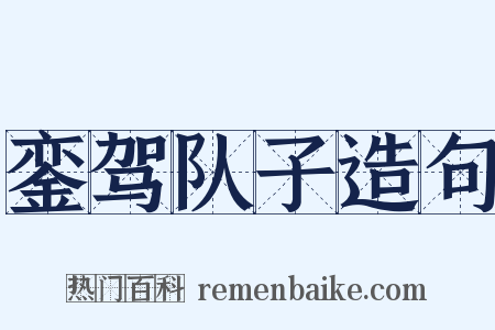 銮驾队子造句是什么意思的图片